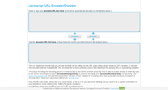 Desktop Screenshot of javascripturlencode.com