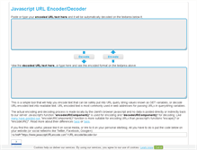 Tablet Screenshot of javascripturlencode.com